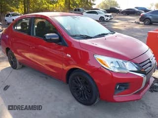 ✅ 2022 Mitsubishi Mirage ES • VIN: ML32FUFJ3NHF08248 • Lot: 43346911. Listed on IAAI with 81,671 mi. Free auction sales archive from the USA and detailed vehicle history report at DreamBid. Image 1.