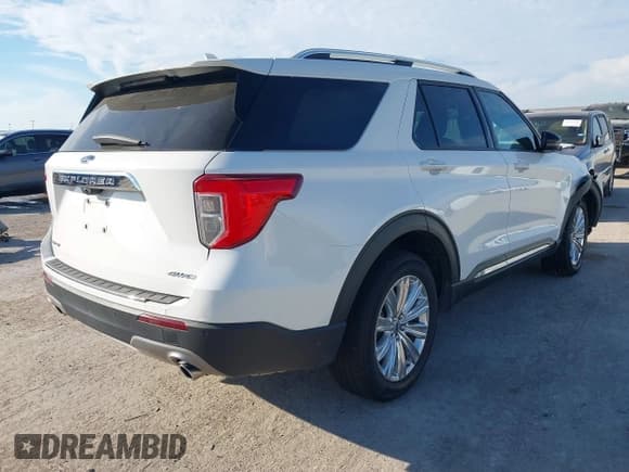 ✅ 2021 Ford Explorer Limited • VIN: 1FMSK8FH0MGB85707 • Lot: 43461990. Listed on IAAI with 54,929 mi. Free auction sales archive from the USA and detailed vehicle history report at DreamBid. Image 4.