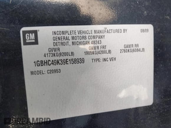 ✅ 2009 Chevrolet Silverado 2500HD • VIN: 1GBHC49K39E158939 • Лот: 41775789. Опубликован ранее на IAAI с пробегом 221 899 миль. Бесплатный доступ к архиву аукционных продаж из США и подробный отчёт об истории автомобиля на DreamBid. Изображение 9.