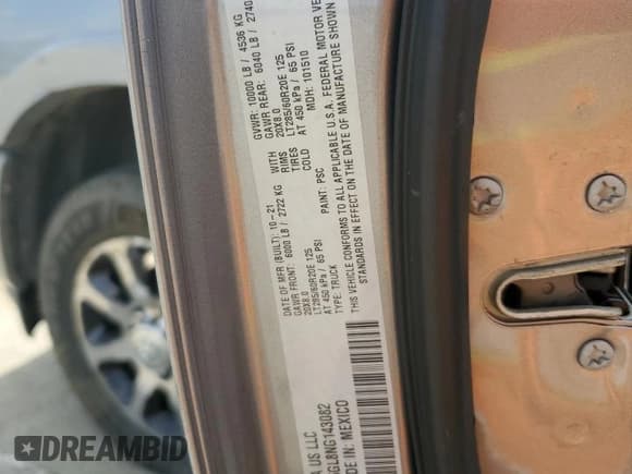 ✅ 2022 Ram 2500 Longhorn • VIN: 3C6UR5GL8NG143082 • Lot: 49087515. Wystawiony na Copart z przebiegiem 33 998 mil. Bezpłatny archiwum sprzedaży aukcyjnych z USA i szczegółowy raport historii pojazdu na DreamBid. Zdjęcie 12.