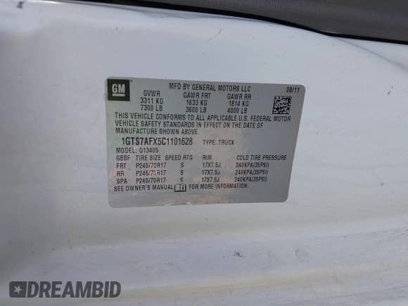 ✅ 2012 GMC Savana Cargo • VIN: 1GTS7AFX5C1101628 • Lot: 43612771. Wystawiony na IAAI z przebiegiem 266 783 mil. Bezpłatny archiwum sprzedaży aukcyjnych z USA i szczegółowy raport historii pojazdu na DreamBid. Zdjęcie 9.