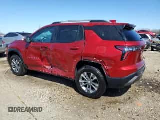 2025 Chevrolet Equinox AWD LT с VIN 3GNAXPEG3SL158585, выставлен на аукционе Copart как лот 52914765 с пробегом 5 478 миль миль и Списание • Salvage title. История ставок и продаж доступна на DreamBid. Изображение 2.