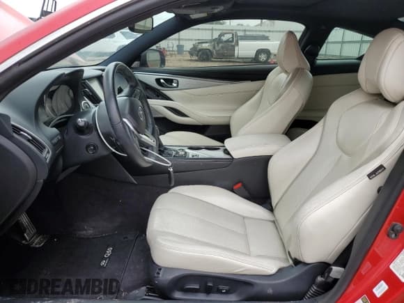 ✅ 2019 Infiniti Q60 Red Sport 400 • VIN: JN1FV7EK8KM360467 • Lot: 54070635. Listed on Copart with 49,227 mi. Free auction sales archive from the USA and detailed vehicle history report at DreamBid. Image 7.