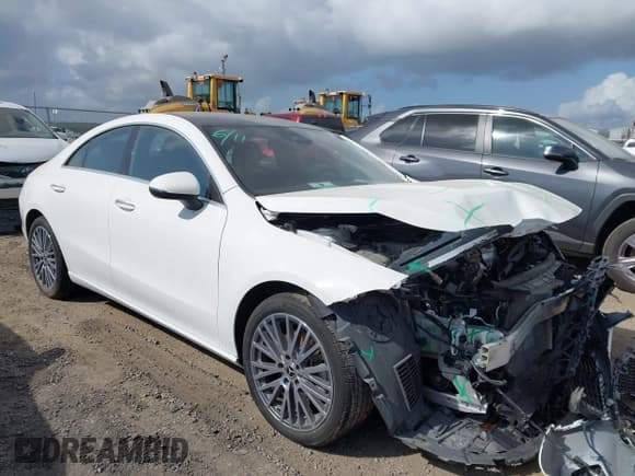 ✅ 2025 Mercedes-Benz CLA 250 • VIN: W1K5J4HB3SN517935 • Lot: 42533505. Listed on IAAI with Not provided. Free auction sales archive from the USA and detailed vehicle history report at DreamBid. Image 1.