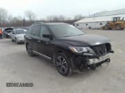 ✅ 2017 Nissan Pathfinder Platinum • VIN: 5N1DR2MM4HC613468 • Lot: 41790510. Listed on IAAI with 99,684 mi. Free auction sales archive from the USA and detailed vehicle history report at DreamBid. Image 1.