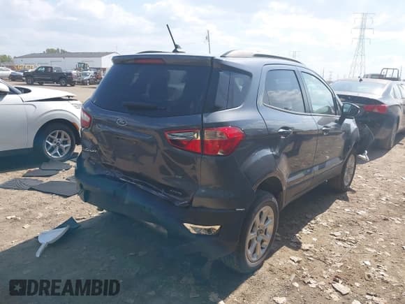 ✅ 2019 Ford EcoSport SE • VIN: MAJ6S3GL8KC277556 • Lot: 43334583. Wystawiony na IAAI z przebiegiem 93 881 mil. Bezpłatny archiwum sprzedaży aukcyjnych z USA i szczegółowy raport historii pojazdu na DreamBid. Zdjęcie 4.