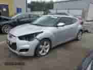 2012 Hyundai Veloster w/Red Int z VIN KMHTC6AD2CU021143, wystawiony jako Copart lot #44055345 z przebiegiem Nie podano mil oraz Czysty tytuł • Clean title. Historia ofert i sprzedaży dostępna na DreamBid. Obrazek 1.