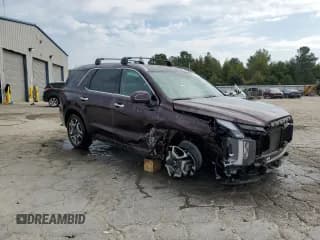 ✅ 2023 Hyundai Palisade Limited • VIN: KM8R5DGE9PU575276 • Лот: 77699744. Опубликован ранее на Copart с пробегом 36 068 миль. Бесплатный доступ к архиву аукционных продаж из США и подробный отчёт об истории автомобиля на DreamBid. Изображение 4.
