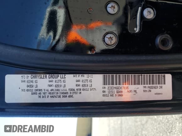 ✅ 2012 Dodge Challenger SXT • VIN: 2C3CDYAG6CH170105 • Lot: 73844034. Wystawiony na Copart z przebiegiem 149 291 mil. Bezpłatny archiwum sprzedaży aukcyjnych z USA i szczegółowy raport historii pojazdu na DreamBid. Zdjęcie 14.