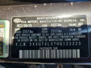 ✅ 2017 Kia Optima LX • VIN: 5XXGT4L37HG122223 • Lot: 89878615. Listed on Copart with 206,383 mi. Free auction sales archive from the USA and detailed vehicle history report at DreamBid. Image 12.