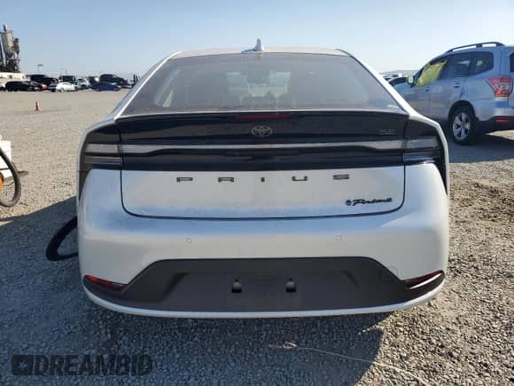 2023 Toyota Prius XSE Premium with VIN JTDACACU1P3007855, listed as a Copart auction lot 80563675 with 7,111 mi miles and Salvage title. Bid and sale history available at DreamBid. Image 6.