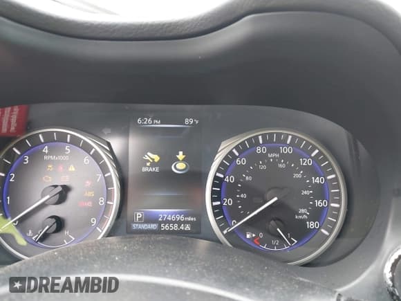 ✅ 2014 Infiniti Q50 Sport • VIN: JN1BV7AP5EM682486 • Lot: 42286414. Listed on IAAI with 274,696 mi. Free auction sales archive from the USA and detailed vehicle history report at DreamBid. Image 7.