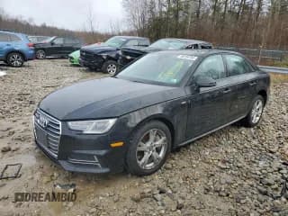 ✅ 2018 Audi A4 • VIN: WAUNNAF43JA119211 • Лот: 48154764. Опубликован ранее на Copart с пробегом 67 623 миль. Бесплатный доступ к архиву аукционных продаж из США и подробный отчёт об истории автомобиля на DreamBid. Изображение 1.