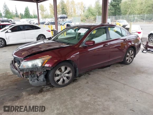 ✅ 2008 Honda Accord EX-L • VIN: 1HGCP26888A119133 • Lot: 43623718. Listed on IAAI with 203,067 mi. Free auction sales archive from the USA and detailed vehicle history report at DreamBid. Image 2.