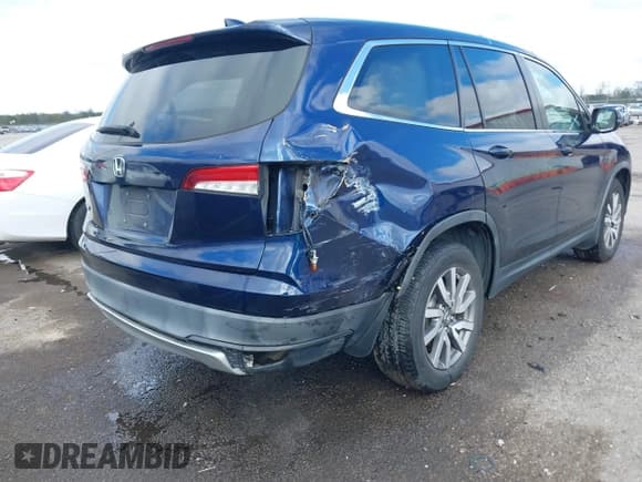 ✅ 2019 Honda Pilot EX-L • VIN: 5FNYF5H51KB044995 • Lot: 43793459. Listed on IAAI with 57,747 mi. Free auction sales archive from the USA and detailed vehicle history report at DreamBid. Image 6.