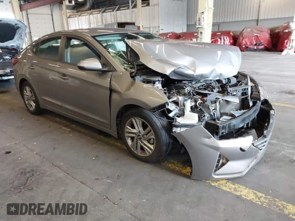 ✅ 2020 Hyundai Elantra SEL • VIN: KMHD84LFXLU099324 • Lot: 43377345. Listed on IAAI with 61,600 mi. Free auction sales archive from the USA and detailed vehicle history report at DreamBid. Image 1.