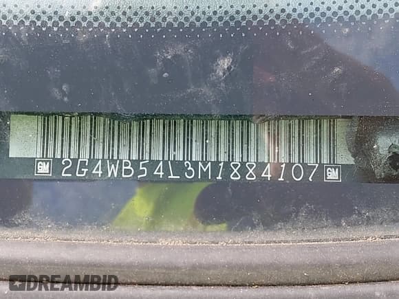 ✅ 1991 Buick Regal Custom • VIN: 2G4WB54L3M1884107 • Лот: 42943135. Опубликован ранее на IAAI с пробегом 30 159 миль. Бесплатный доступ к архиву аукционных продаж из США и подробный отчёт об истории автомобиля на DreamBid. Изображение 9.