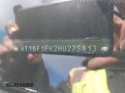 ✅ 2017 Toyota Camry SE • VIN: 4T1BF1FK2HU275813 • Lot: 43841953. Listed on IAAI with 106,279 mi. Free auction sales archive from the USA and detailed vehicle history report at DreamBid. Image 18.