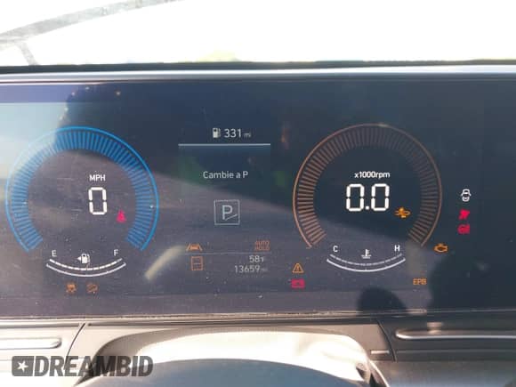 2024 Hyundai Kona SEL with VIN KM8HB3AB4RU137040, listed as a IAAI auction lot 41280653 with 13,659 mi miles and . Bid and sale history available at DreamBid. Image 7.