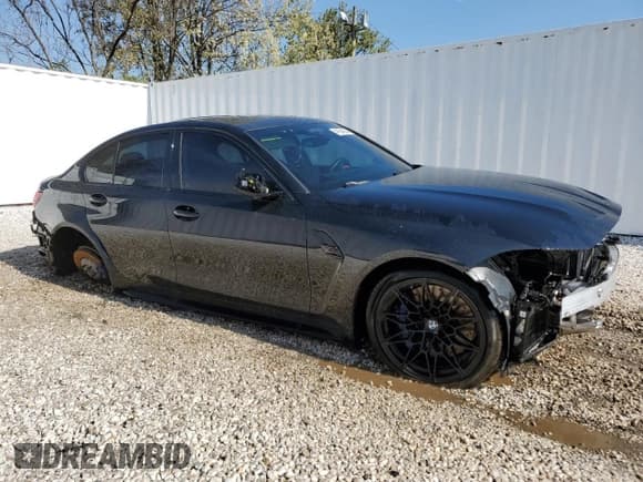 ✅ 2023 BMW M3 Competition xDrive • VIN: WBS43AY02PFR43428 • Lot: 41894054. Listed on Copart with 5,356 mi. Free auction sales archive from the USA and detailed vehicle history report at DreamBid. Image 4.