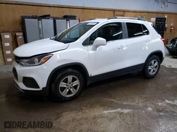 2017 Chevrolet Trax LT z VIN 3GNCJPSB4HL142035, wystawiony jako Copart lot #86464655 z przebiegiem 195 995 mil mil oraz Czysty tytuł • Clean title. Historia ofert i sprzedaży dostępna na DreamBid. Obrazek 1.