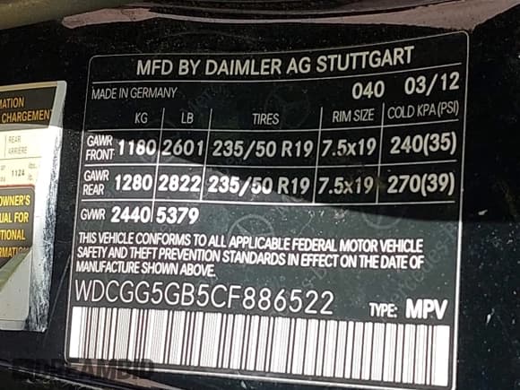 ✅ 2012 Mercedes-Benz GLK 350 • VIN: WDCGG5GB5CF886522 • Лот: 43007668. Опубликован ранее на IAAI с пробегом 180 013 миль. Бесплатный доступ к архиву аукционных продаж из США и подробный отчёт об истории автомобиля на DreamBid. Изображение 9.