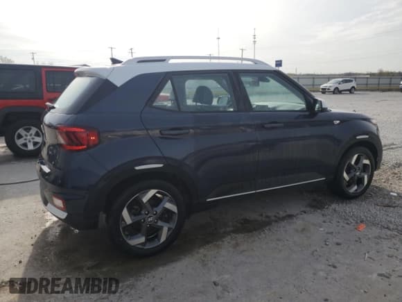 ✅ 2022 Hyundai Venue SEL • VIN: KMHRC8A35NU166774 • Lot: 53079685. Listed on Copart with 80,207 mi. Free auction sales archive from the USA and detailed vehicle history report at DreamBid. Image 3.