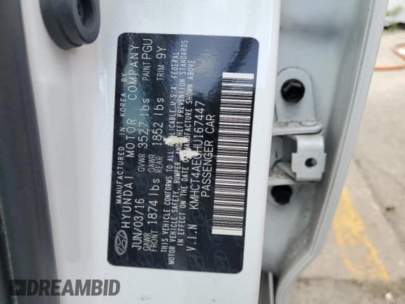 ✅ 2017 Hyundai Accent SE • VIN: KMHCT4AE0HU167447 • Лот: 65682364. Опубликован ранее на Copart с пробегом 102 491 миль. Бесплатный доступ к архиву аукционных продаж из США и подробный отчёт об истории автомобиля на DreamBid. Изображение 12.