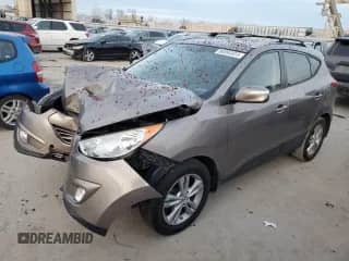 2013 Hyundai Tucson GLS z VIN KM8JU3AC8DU652524, wystawiony jako Copart lot #80895923 z przebiegiem 112 193 mil mil oraz Czysty tytuł • Clean title. Historia ofert i sprzedaży dostępna na DreamBid. Obrazek 1.