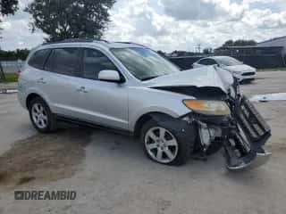 2007 Hyundai Santa Fe SE with VIN 5NMSH13E87H008565, listed as a Copart auction lot 71647624 with 77,478 mi miles and Salvage title. Bid and sale history available at DreamBid. Image 4.