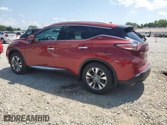 2016 Nissan Murano SV with VIN 5N1AZ2MHXGN129247, listed as a Copart auction lot 67581415 with 25,869 mi miles and Salvage title. Bid and sale history available at DreamBid. Image 2.