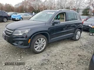 ✅ 2013 Volkswagen Tiguan S • VIN: WVGBV3AX6DW594289 • Lot: 93740985. Listed on Copart with 36,195 mi. Free auction sales archive from the USA and detailed vehicle history report at DreamBid. Image 1.