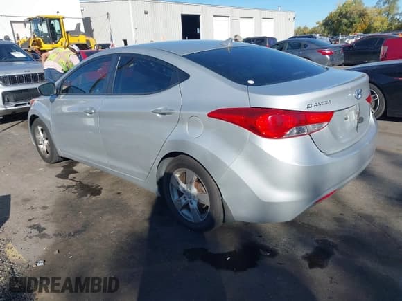 ✅ 2013 Hyundai Elantra GLS • VIN: KMHDH4AE2DU712239 • Lot: 43527627. Listed on IAAI with 115,551 mi. Free auction sales archive from the USA and detailed vehicle history report at DreamBid. Image 3.