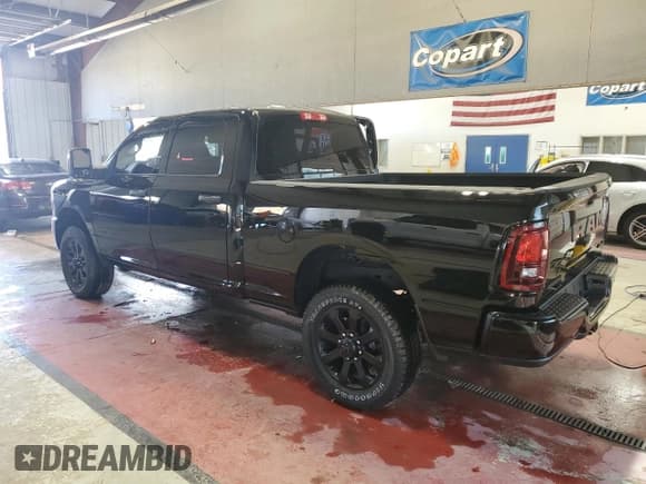✅ 2025 Ram 2500 Big Horn • VIN: 3C6UR5DJ2SG540219 • Lot: 86428435. Listed on Copart with 1,370 mi. Free auction sales archive from the USA and detailed vehicle history report at DreamBid. Image 2.