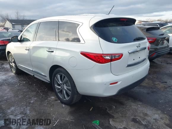 ✅ 2013 Infiniti JX35 • VIN: 5N1AL0MMXDC318894 • Lot: 43829421. Listed on IAAI with 178,076 mi. Free auction sales archive from the USA and detailed vehicle history report at DreamBid. Image 3.