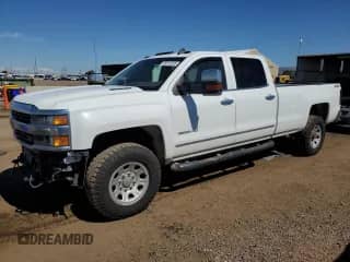 2015 Chevrolet Silverado 3500HD LTZ with VIN 1GC4K0C88FF505710, listed as a Copart auction lot 80216245 with Not provided miles and Salvage title. Bid and sale history available at DreamBid. Image 1.