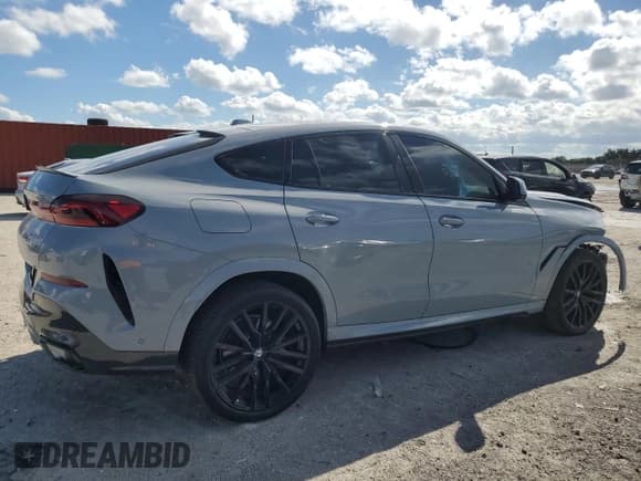 ✅ 2024 BMW X6 xDrive40i • VIN: 5UX33EX09R9T32078 • Lot: 81307445. Wystawiony na Copart z przebiegiem 43 143 mil. Bezpłatny archiwum sprzedaży aukcyjnych z USA i szczegółowy raport historii pojazdu na DreamBid. Zdjęcie 3.