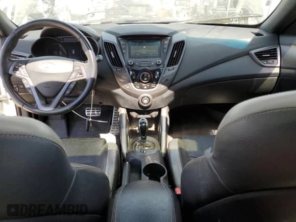 2016 Hyundai Veloster Turbo with VIN KMHTC6AE6GU302425, listed as a Copart auction lot 57547873 with 83,854 mi miles and . Bid and sale history available at DreamBid. Image 8.