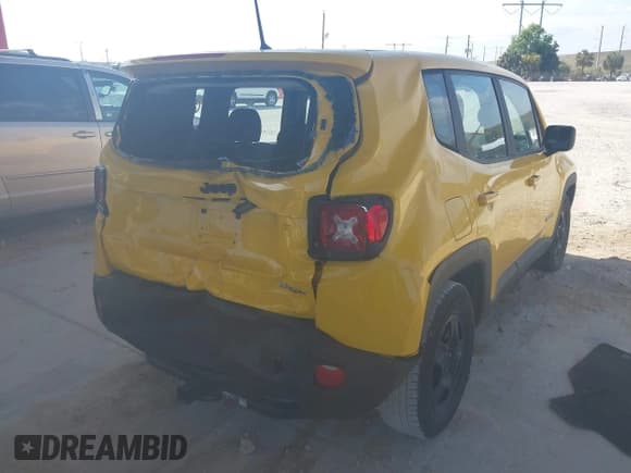 ✅ 2017 Jeep Renegade Sport • VIN: ZACCJAAB8HPE52736 • Лот: 42019381. Опубликован ранее на IAAI с пробегом 96 757 миль. Бесплатный доступ к архиву аукционных продаж из США и подробный отчёт об истории автомобиля на DreamBid. Изображение 4.