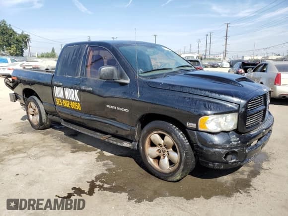 ✅ 2005 Dodge 1500 SLT • VIN: 1D7HA18D15J517974 • Лот: 75689894. Опубликован ранее на Copart с пробегом Не указан. Бесплатный доступ к архиву аукционных продаж из США и подробный отчёт об истории автомобиля на DreamBid. Изображение 4.