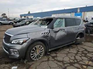 ✅ 2016 Infiniti QX80 Limited • VIN: JN8AZ2NE9G9125020 • Lot: 80619934. Listed on Copart with 151,898 mi. Free auction sales archive from the USA and detailed vehicle history report at DreamBid. Image 1.