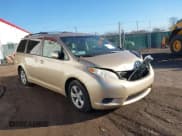 ✅ 2012 Toyota Sienna LE • VIN: 5TDKK3DC9CS206203 • Lot: 43658878. Listed on IAAI with 133,763 mi. Free auction sales archive from the USA and detailed vehicle history report at DreamBid. Image 1.