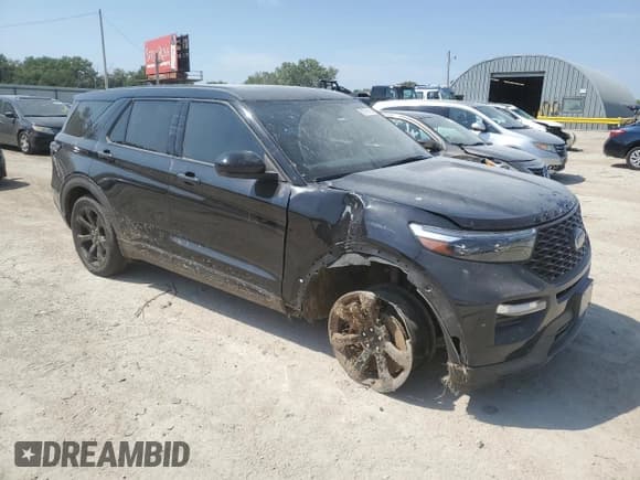 ✅ 2022 Ford Explorer ST • VIN: 1FM5K8GC4NGA87930 • Lot: 69075675. Wystawiony na Copart z przebiegiem 52 424 mil. Bezpłatny archiwum sprzedaży aukcyjnych z USA i szczegółowy raport historii pojazdu na DreamBid. Zdjęcie 4.