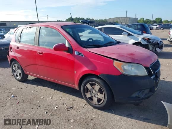 ✅ 2009 Chevrolet Aveo 1LT • VIN: KL1TD66E49B628093 • Lot: 42574721. Listed on IAAI with 186,095 mi. Free auction sales archive from the USA and detailed vehicle history report at DreamBid. Image 1.