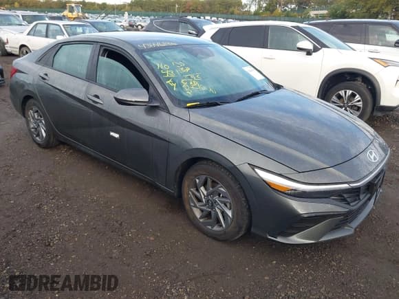 ✅ 2024 Hyundai Elantra SEL • VIN: KMHLM4DG0RU812898 • Lot: 43446196. Listed on IAAI with 11,043 mi. Free auction sales archive from the USA and detailed vehicle history report at DreamBid. Image 1.