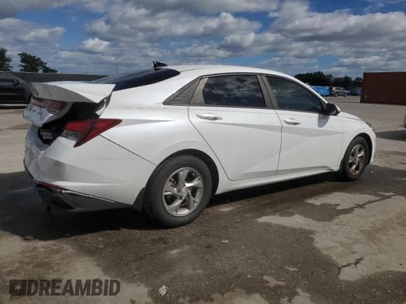 2021 Hyundai Elantra SE z VIN 5NPLL4AG3MH052738, wystawiony jako Copart lot #86652055 z przebiegiem 57 355 mil mil oraz Szkoda całkowita • Salvage title. Historia ofert i sprzedaży dostępna na DreamBid. Obrazek 3.