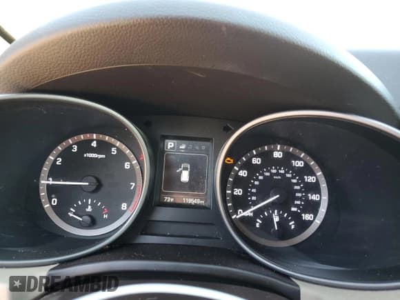 ✅ 2017 Hyundai Santa Fe 2.4L • VIN: 5NMZTDLB1HH000894 • Лот: 61418004. Опубликован ранее на Copart с пробегом 119 549 миль. Бесплатный доступ к архиву аукционных продаж из США и подробный отчёт об истории автомобиля на DreamBid. Изображение 9.