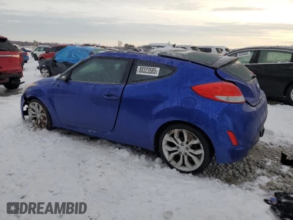 ✅ 2012 Hyundai Veloster w/Gray Int • VIN: KMHTC6AD8CU062585 • Lot: 88323585. Listed on Copart with Not provided. Free auction sales archive from the USA and detailed vehicle history report at DreamBid. Image 2.