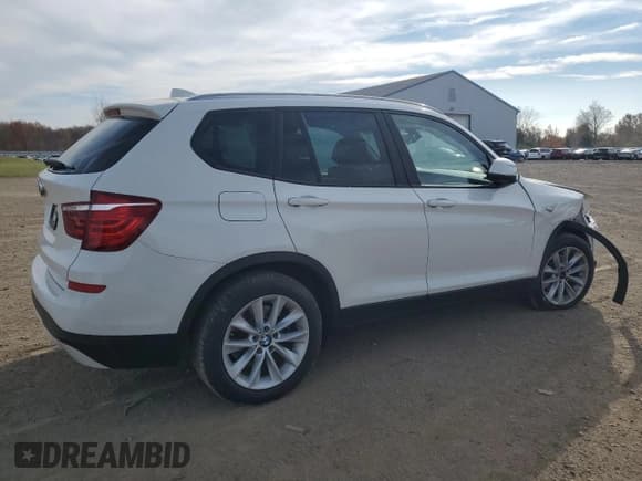 ✅ 2017 BMW X3 xDrive28i • VIN: 5UXWX9C39H0W70527 • Лот: 91321655. Опубликован ранее на Copart с пробегом 41 593 миль. Бесплатный доступ к архиву аукционных продаж из США и подробный отчёт об истории автомобиля на DreamBid. Изображение 3.