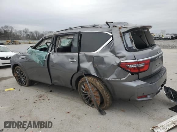 ✅ 2024 Nissan Armada Platinum • VIN: JN8AY2DA9R9417996 • Lot: 44052925. Listed on Copart with 5,117 mi. Free auction sales archive from the USA and detailed vehicle history report at DreamBid. Image 2.